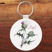 Bloem van Schotland Scottish Independence Keyring Sleutelhanger (Voorkant)