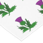 Bloem van Schotland Thistle On White Medium Tafelloper (Hoek)
