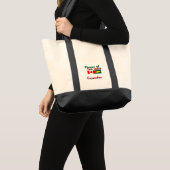 Bloem van twee wortels, guyaan-canada tote bag (Voorkant (product))