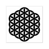 Bloem van zelfinkend zwemstempel  zelfinktende stempel (Design)