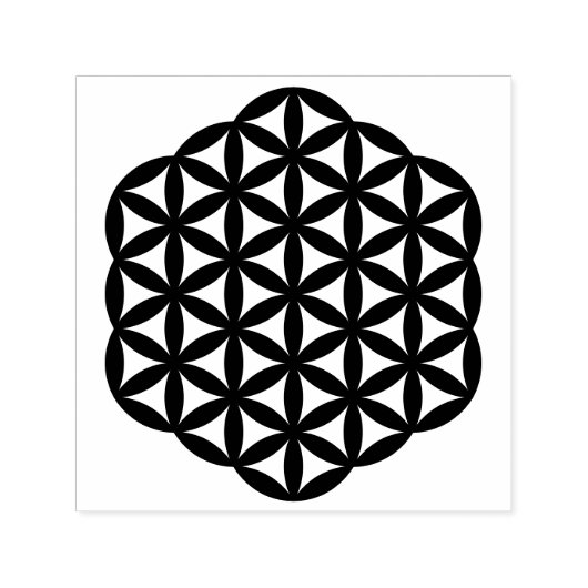 Bloem van zelfinkend zwemstempel  zelfinktende stempel (Design)