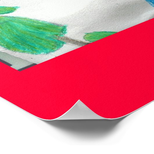 Bloem Vase door Lauren Poster (Hoek)