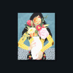 Bloem Vase Girl Canvas Afdruk<br><div class="desc">Bloem Vase Meisje II van Grace Popp. | 141028 GG</div>