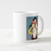 Bloem Vase Girl Grote Koffiekop (Voorkant rechts)