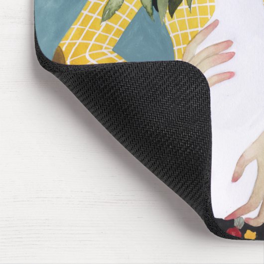 Bloem Vase Girl Muismat (Hoek)