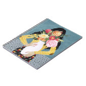 Bloem Vase Girl Notitieboek (Linkerzijde)