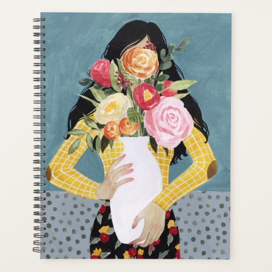 Bloem Vase Girl Planner (Voorkant)