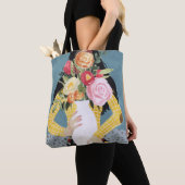 Bloem Vase Girl Tote Bag (Dichtbij)