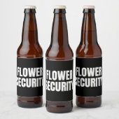 Bloem Veiligheid Ring Drager Bier Etiket (Flessen)