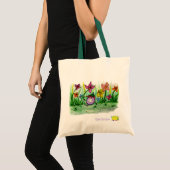 Bloem veld Kleine verloren druivenzak Tote Bag (Voorkant (product))