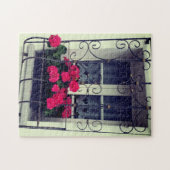 Bloem vensterbak puzzel, 28 x 35 cm, 252 stukjes legpuzzel (Horizontaal)