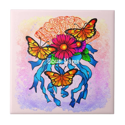 Bloem Ventilator Tegeltje (Voorkant)
