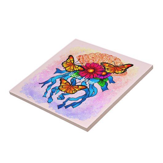 Bloem Ventilator Tegeltje (Zijkant)