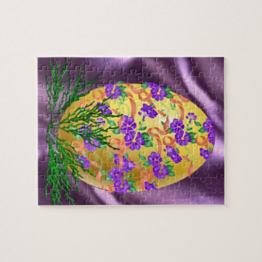 Bloem Verdroogde eieren Legpuzzel (Horizontaal)