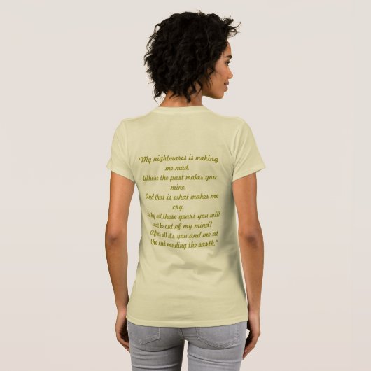 bloem verf shirt (Achterkant volledig)