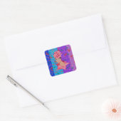 Bloem vernieuwen Bright Floral Girl Sticker (Envelop)