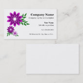 Bloem Visitekaartjes (Voorkant / Achterkant)