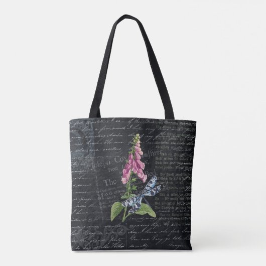   Bloem & Vlinder Botanisch Tote Bag (Achterkant)
