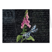   Bloem & Vlinder Botanische Kaart (Voorkant Horizontaal)