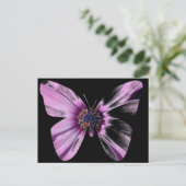 Bloem Vlinder Briefkaart (Staand voorkant)