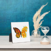 Bloem Vlinder met Gele California Klaproos Fotoplaat (Insitu)