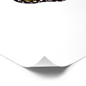 Bloem Vlinder met Gele California Klaproos Perfect Poster (Hoek)