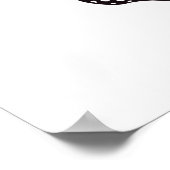 Bloem Vlinder met Gele California Klaproos Poster (Hoek)