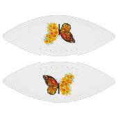 Bloem vlinder met gele Californische pap American Football (Panelen)