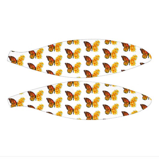 Bloem vlinder met gele Californische pap Basketbal (Panelen)