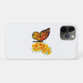 Bloem vlinder met gele Californische pap Case-Mate iPhone Case (Achterkant (horizontaal))