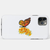 Bloem vlinder met gele Californische pap Case-Mate iPhone Case (Achterkant (horizontaal))