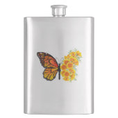 Bloem vlinder met gele Californische pap Flacon (Voorkant)