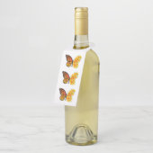 Bloem vlinder met gele Californische pap Flessenhanger (Schuin)