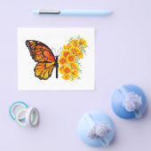 Bloem vlinder met gele Californische pap Flyer (Enkel)