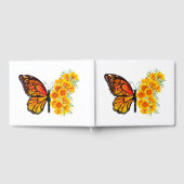 Bloem vlinder met gele Californische pap Gastenboek (Volledig)