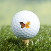 Bloem vlinder met gele Californische pap Golfballen (Insitu Shirt)