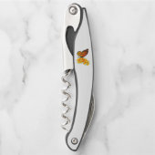 Bloem vlinder met gele Californische pap Kurkentrekker (Voorkant)