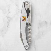 Bloem vlinder met gele Californische pap Kurkentrekker (Achterkant)