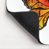 Bloem vlinder met gele Californische pap Muismat (Hoek)