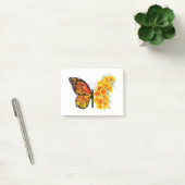 Bloem vlinder met gele Californische pap Post-it® Notes (Kantoor)