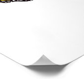 Bloem vlinder met gele Californische pap Poster (Hoek)