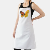 Bloem vlinder met gele Californische pap Schort (Insitu)