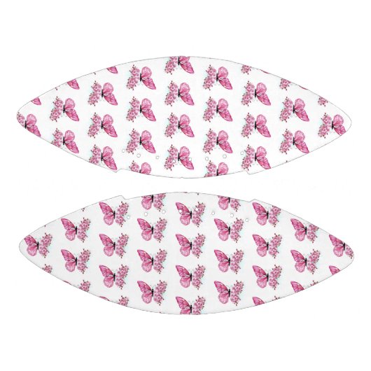 Bloem Vlinder met Roze Sakura American Football (Panelen)