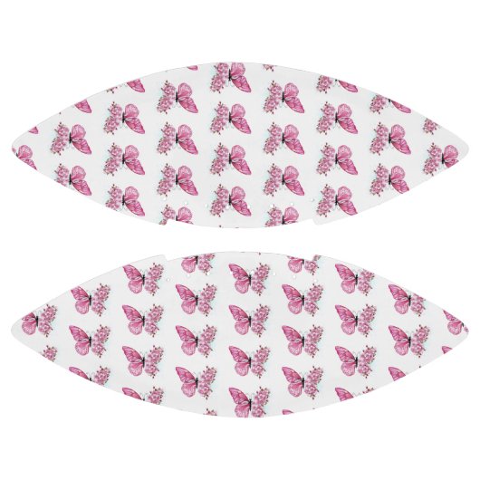 Bloem Vlinder met Roze Sakura American Football (Panelen)