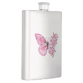 Bloem Vlinder met Roze Sakura Flacon (Rechts)