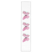 Bloem Vlinder met Roze Sakura Medium Tafelloper (Voorkant)