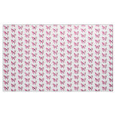 Bloem Vlinder met Roze Sakura Stof (Yard (91,4 cm))