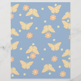 Bloem & Vlinder scrapbookpapier