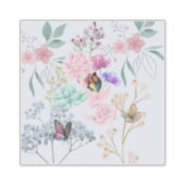 BLOEM & VLINDER STICKER (Voorkant)