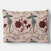 Bloem Vogels Inspirerend Patroon Etui (Achterkant)